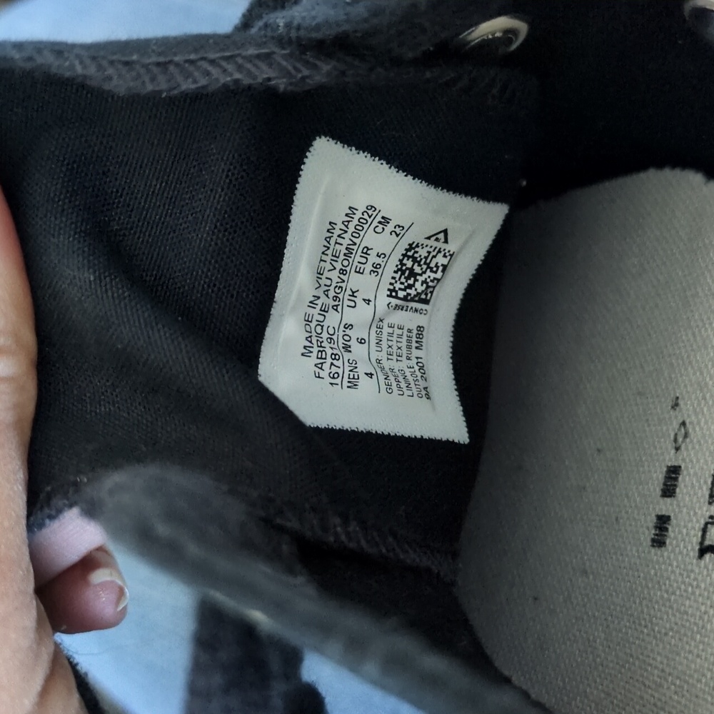 Converse Chuck 70 Low 'Clean N Preme Black Sneaker Sz 6 - Picture 5 of 5